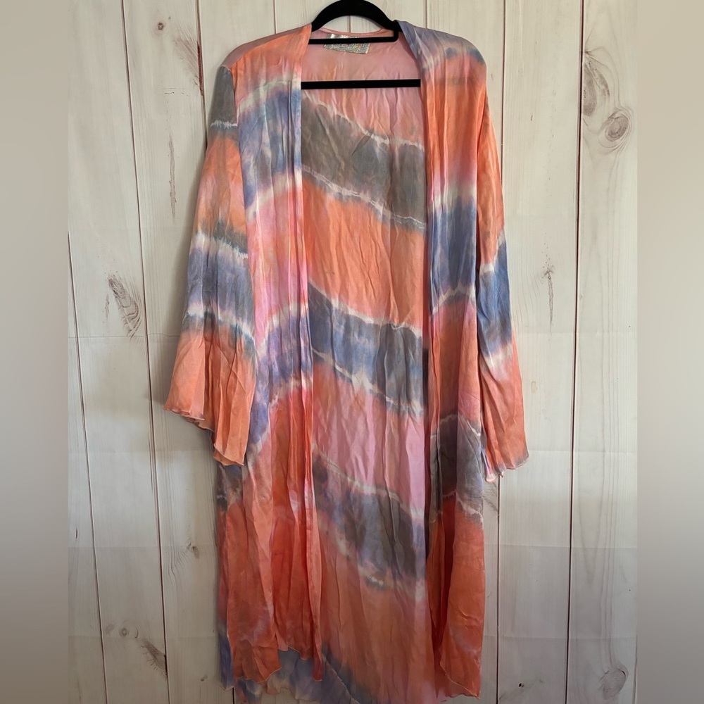 ROYAL NOMAD FLOWY KIMONO | TIE DYE | ONE SIZE